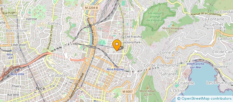 localisation de l'entreprise TAROIS à NICE