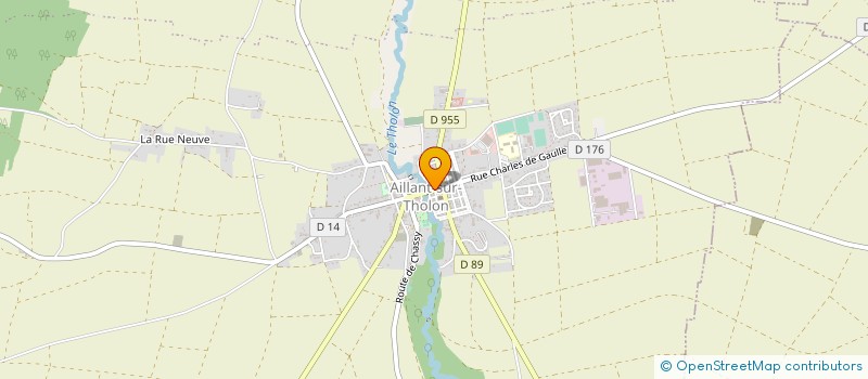 localisation de l'entreprise TAROT CLUB AILLANTAIS  MONTHOLON