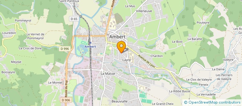 localisation de l'entreprise TAROT CLUB AMBERT  AMBERT