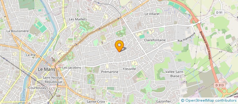 localisation de l'entreprise TAROT CLUB CENOMAN  LE MANS