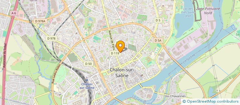 localisation de l'entreprise TAROT CLUB CHALONNAIS à CHALON-SUR-SAONE