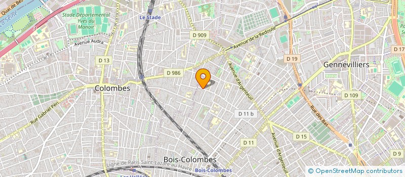 localisation de l'entreprise TAROT CLUB DE BOIS COLOMBES à BOIS COLOMBES