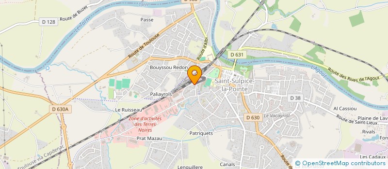 localisation de l'entreprise TAROT CLUB SAINT SULPICIEN à SAINT-SULPICE-LA-POINTE