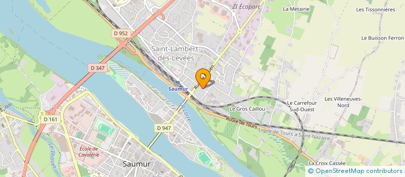 localisation de l'entreprise TAROT CLUB SAUMUR  SAUMUR