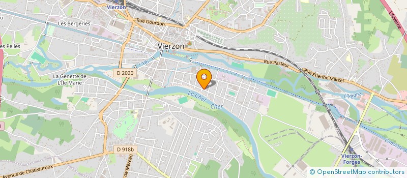 localisation de l'entreprise TAROT CLUB VIERZON  VIERZON