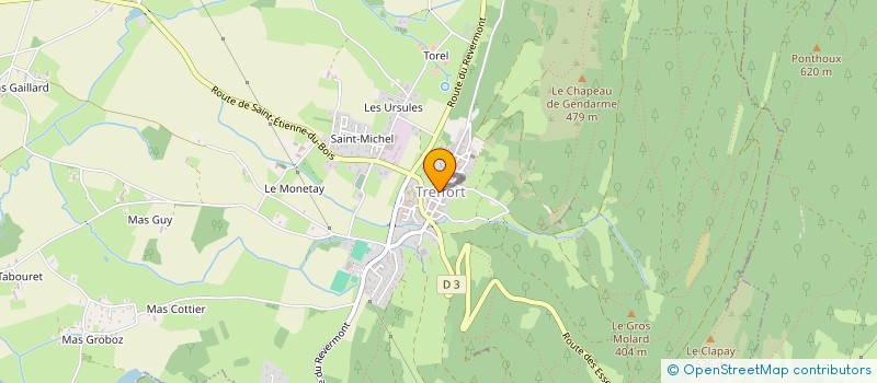 localisation de l'entreprise TAROT LOISIR DES CAVETS DU REVERMONT  VAL-REVERMONT