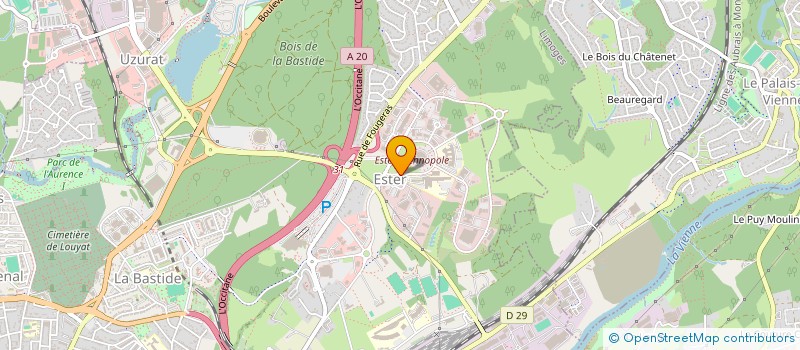 localisation de l'entreprise TARRACO HOLDING à LIMOGES