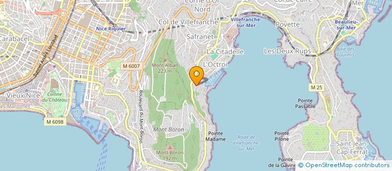localisation de l'entreprise TARRANT-WILLIS SCI à VILLEFRANCHE-SUR-MER