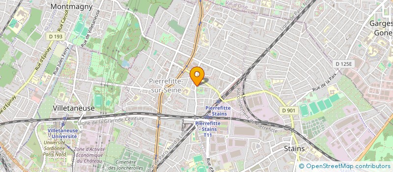 localisation de l'entreprise TARS à PIERREFITTE-SUR-SEINE