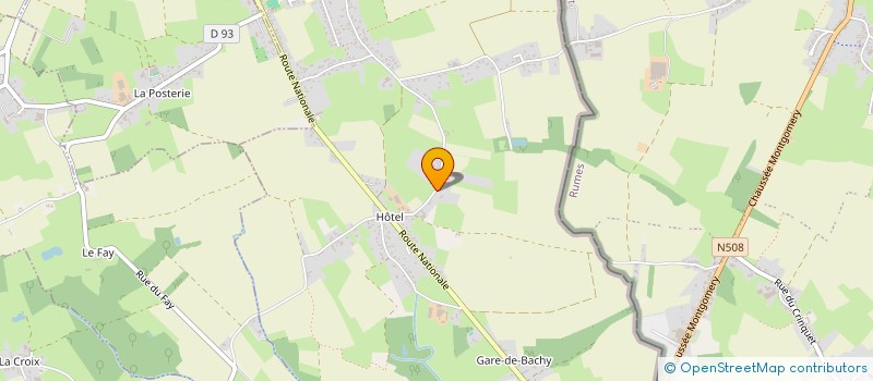 localisation de l'entreprise TARS  BACHY