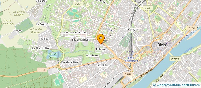 localisation de l'entreprise TARSIUS CLUB à BLOIS
