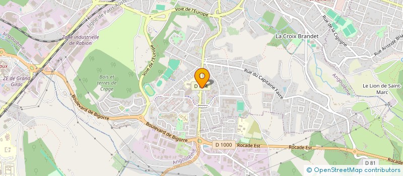 localisation de l'entreprise TART'Y FUM à ANGOULEME