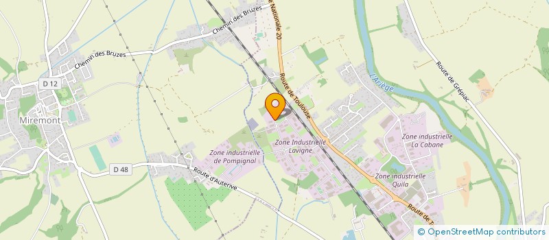 localisation de l'entreprise TARTAROUNE D' AUTERIVE  AUTERIVE