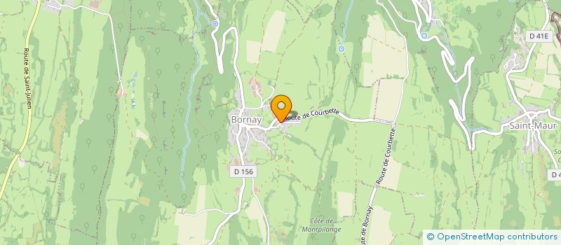 localisation de l'entreprise TARTAVEZ  BORNAY