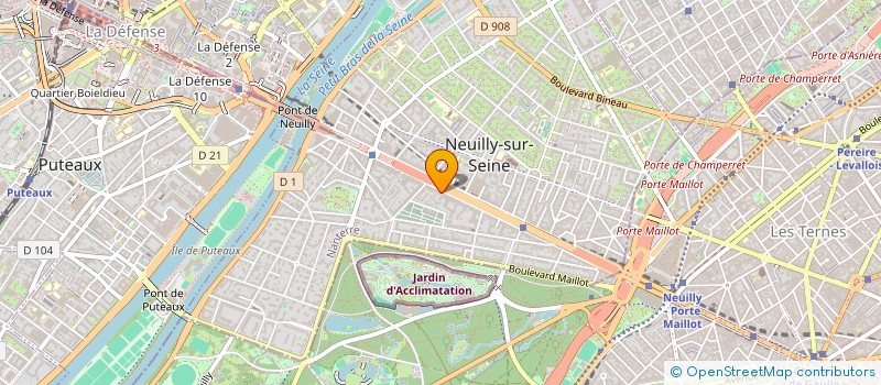 localisation de l'entreprise TARTE COSMETICS FRANCE à NEUILLY-SUR-SEINE