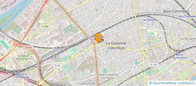 localisation de l'entreprise TARTES ET GOURMANDISES à LA GARENNE-COLOMBES