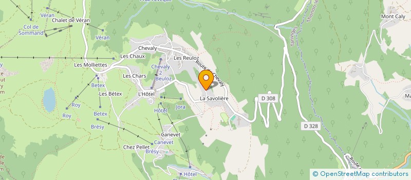 localisation de l'entreprise TARTIFLETTE  TANINGES