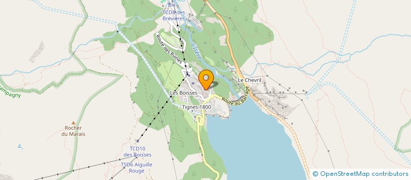 localisation de l'entreprise TARTIFLETTE  TIGNES