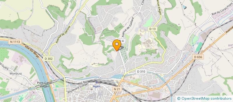 localisation de l'entreprise TARTIFUME  AGEN