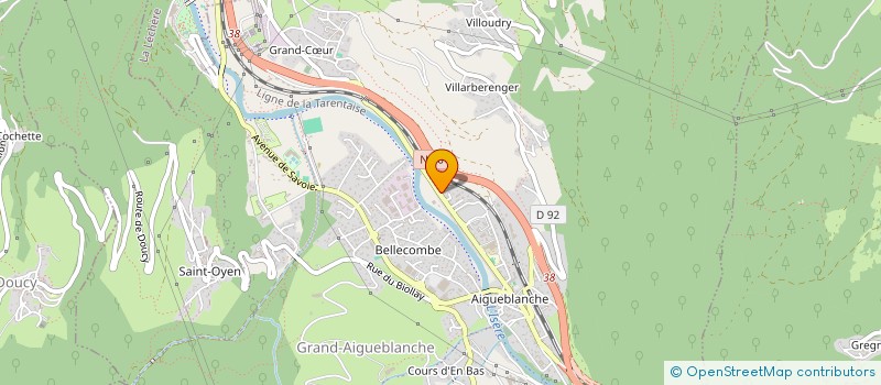 localisation de l'entreprise TARTINE  GRAND-AIGUEBLANCHE