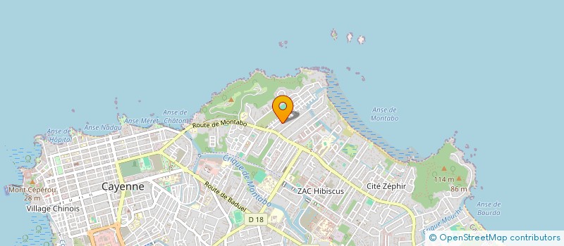 localisation de l'entreprise TARTINES DE BONHEUR  CAYENNE