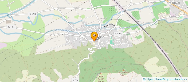 localisation de l'entreprise TARTINES ET CALINS  ALLEINS