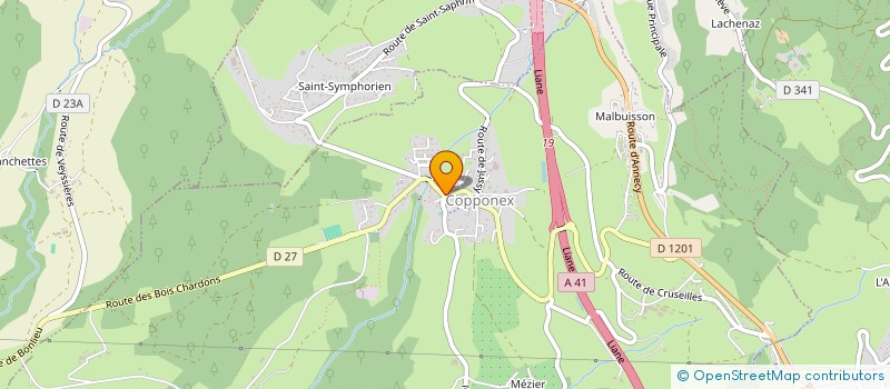 localisation de l'entreprise TARTINES ET COMPAGNIE  COPPONEX