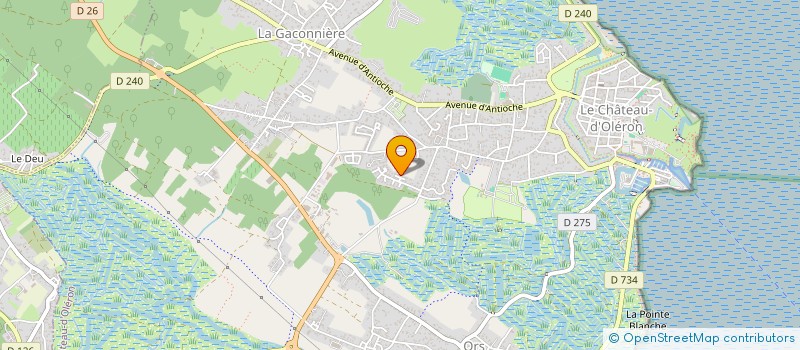 localisation de l'entreprise TARTINES ET DOUCEURS à LE CHATEAU-D'OLERON