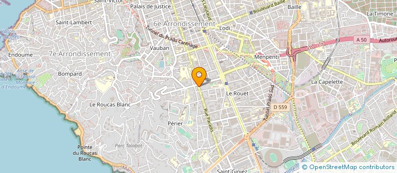 localisation de l'entreprise TARTOUR OCULARISTE à MARSEILLE