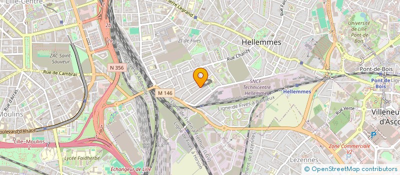 localisation de l'entreprise TARTUFFE ET PYTHAGORE à LILLE