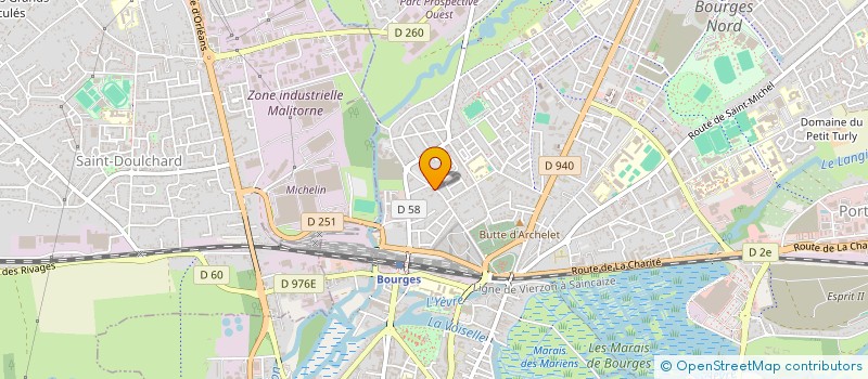 localisation de l'entreprise TARVAL  BOURGES