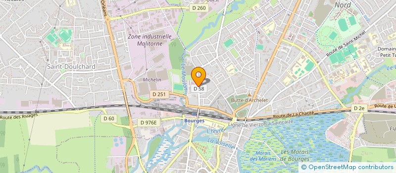 localisation de l'entreprise TARVOS RD  BOURGES