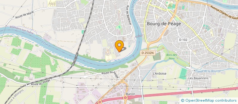 localisation de l'entreprise TARZAN PROD  ROMANS-SUR-ISERE