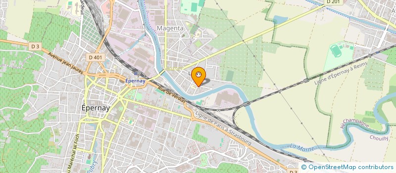 localisation de l'entreprise TAS à EPERNAY