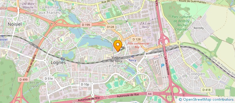 localisation de l'entreprise TAS  TORCY