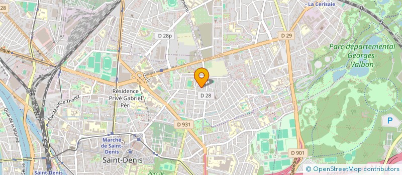 localisation de l'entreprise TAS  SAINT-DENIS