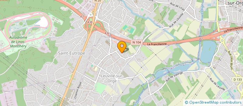 localisation de l'entreprise TAS  LEUVILLE-SUR-ORGE