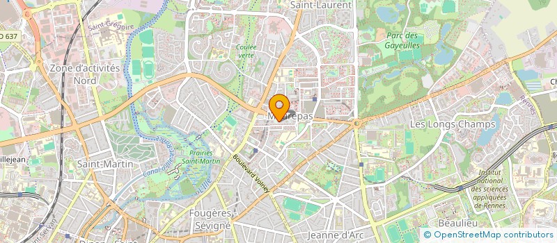 localisation de l'entreprise TAS  RENNES