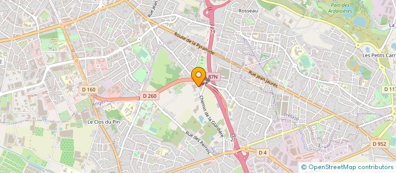 localisation de l'entreprise TAS CONSTRUCTION  LES PONTS-DE-CE