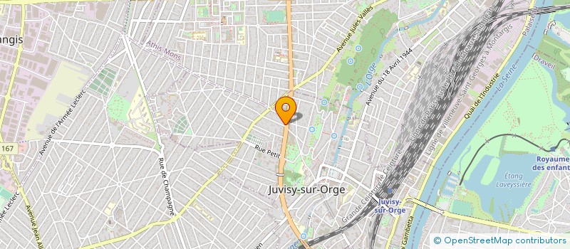 localisation de l'entreprise TAS ESPACE VERT à JUVISY-SUR-ORGE