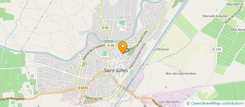 localisation de l'entreprise TAS IMMO à ST GILLES