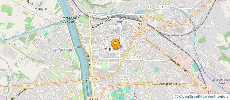 localisation de l'entreprise TAS INTERIM à AGEN