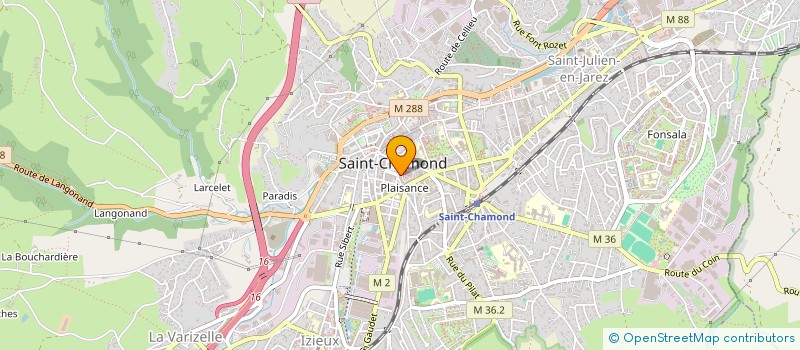localisation de l'entreprise TAS INVEST  SAINT-CHAMOND