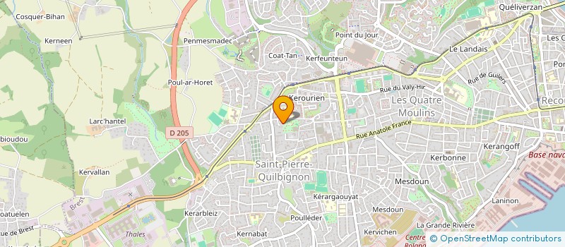 localisation de l'entreprise TAS PAS DIT BALLE à BREST