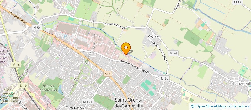 localisation de l'entreprise TAS-SETRAM à SAINT-ORENS-DE-GAMEVILLE