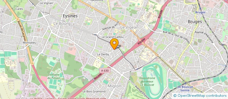 localisation de l'entreprise TAS TP LOCATION à EYSINES