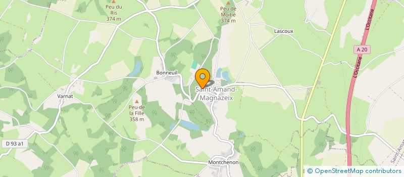localisation de l'entreprise TASAFLO à SAINT-AMAND-MAGNAZEIX