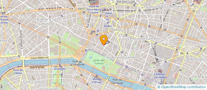 localisation de l'entreprise TASAKI FRANCE SAS à PARIS