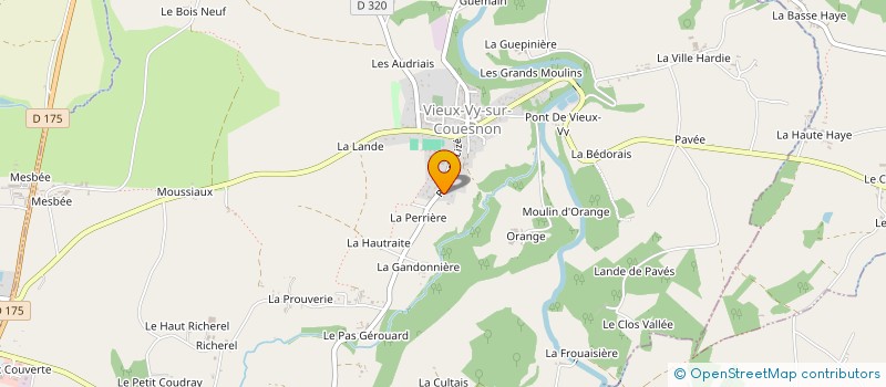 localisation de l'entreprise TASAPE VINTAGE à VIEUX-VY-SUR-COUESNON