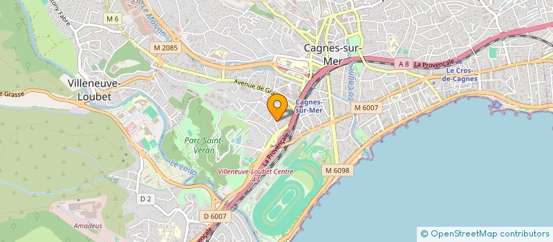 localisation de l'entreprise TASCHER à CAGNES-SUR-MER